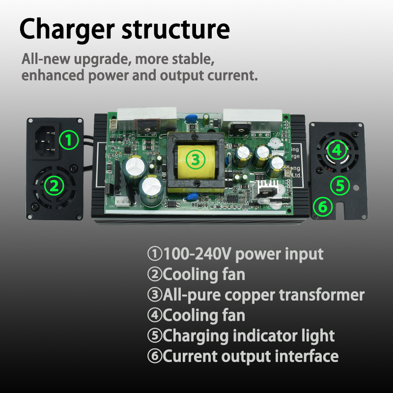 LiFepo4 Charger 3.65V 10A 7.3V - 84V 20A Smart Charger review and price